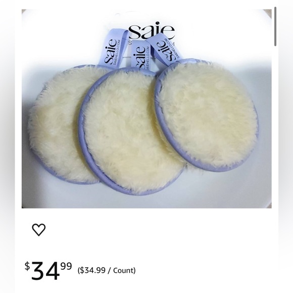 Saie- Saiehello.com 3 pack reusable makeup removing rounds; Item# MK389 - Picture 3 of 3